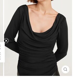 Cinq à Sept Black Long Sleeve shirt SOLD OUT ONLINE size S